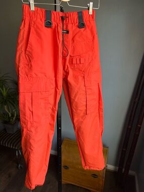 NWT BlackTailor Orange and Black Men's Utility Cargo Streetwear Size 30